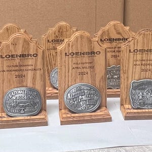 1 Buckle Personalized Buckle Display Plaque