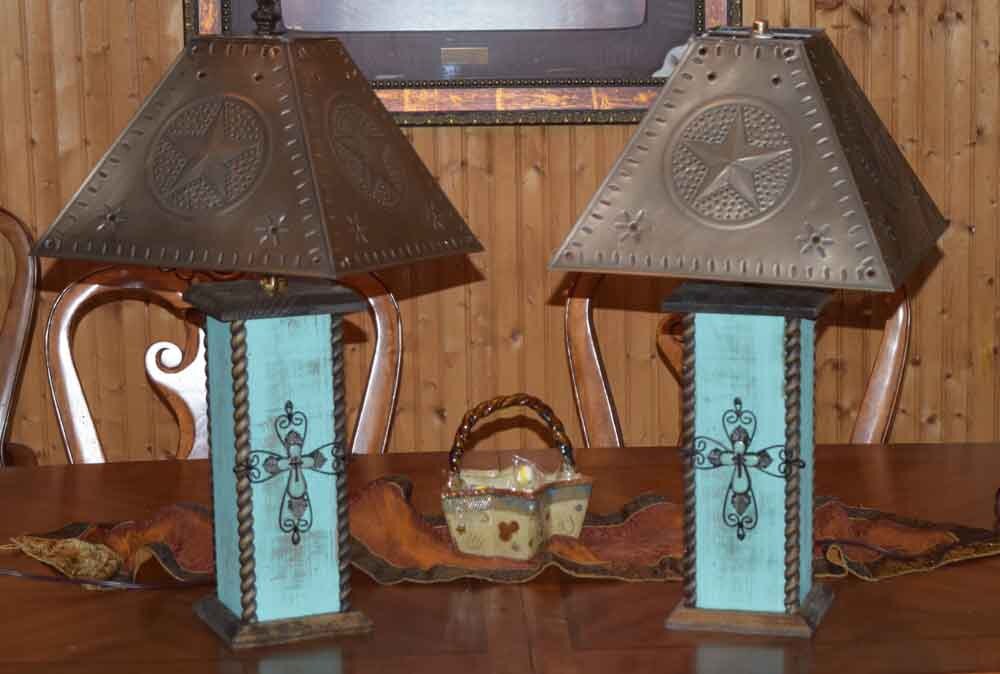24 Rustic Lamps Western Cross Table Lamp Gallery Photo