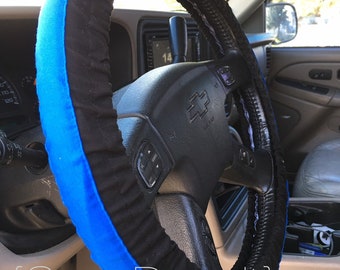 Steering Wheel Cover Back the Blue, Thin Blue Line, Police Cop Support Gret Gift Idea Show Your Policman Love