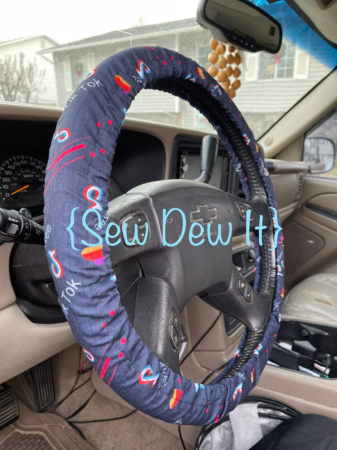 Steering Wheel Cover Tik Tok Print Fabric Social Media Gift Etsy