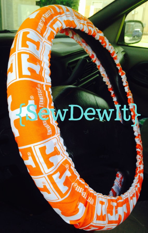 Steering Wheel Cover University of Tennesse Vols Volunteers Etsy