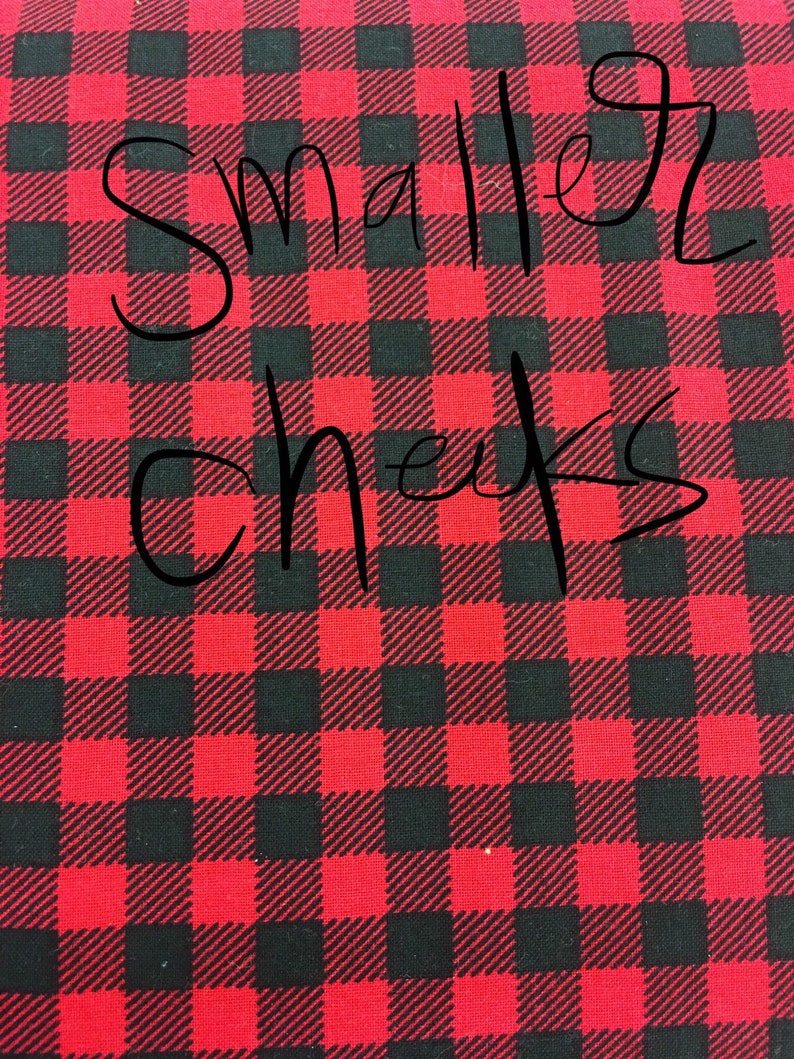 Steering Wheel Cover Red Black Buffalo Check Checkered Etsy