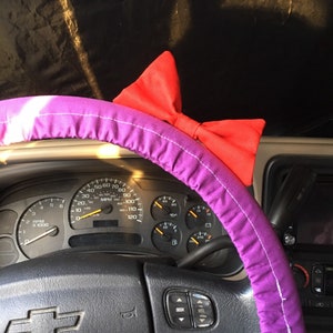 Steering Wheel Cover Ariel The Little Mermaid Disney Inspired With or Without Bow Car Accessory Gift Idea for Her image 6