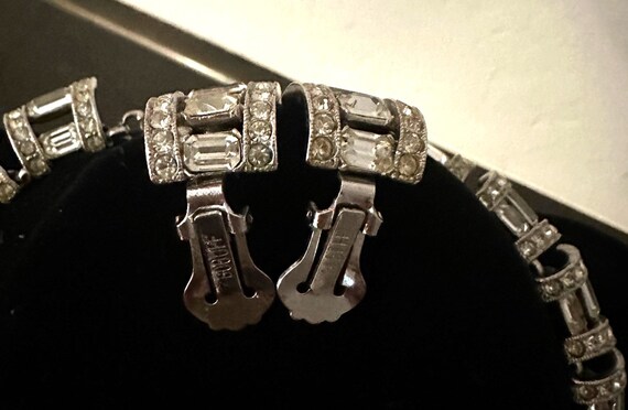 Vintage BOGOFF Rhinestone Necklace Crystals Set - image 7