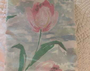 Vintage Tulip Watercolor Sheet As Is