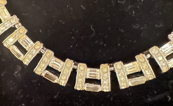 Vintage BOGOFF Rhinestone Necklace Crystals Set - image 5