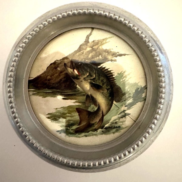 Silver Wildlife Fish Coaster Fred Sweney