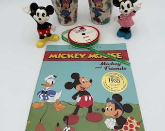 Paquete de inspiración vintage de Disney Mickey: Mickey, Minnie, Donald y Pluto (conjunto coleccionable)