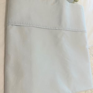 Vintage Blue Polka Dot Full Flat Sheet