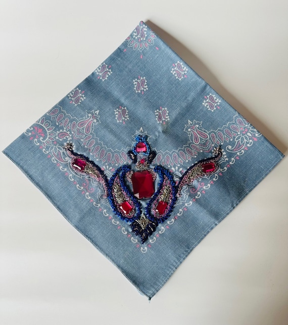 Boho Beaded Bandana Handcrafted Festival Style