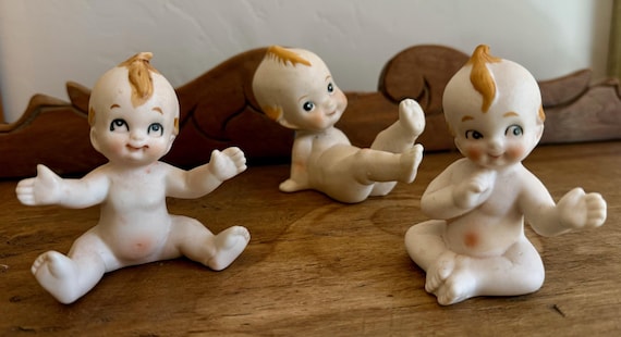 Vintage Kewpie Dolls: Porcelain Cupid Figurines, Japan & Taiwan