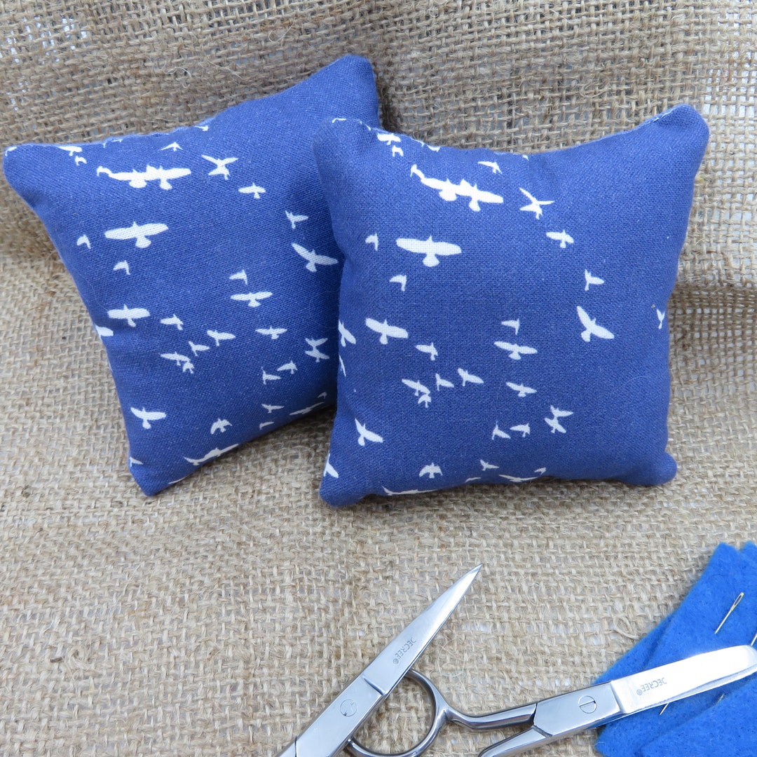 Crows Pin Cushion / Pin Holder / Cushion / Sewing Accessories / Embroidery Holder / Pin Case