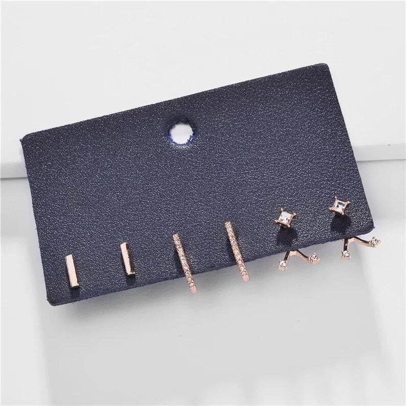 Under Lobe Gold Diamond Cuff Pack Set of Three Earrings