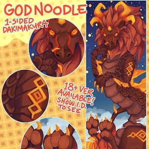 Last Chance!--God Noodle Dakimakura!