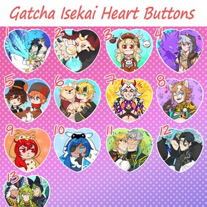 Gatcha Isekai Heart Buttons!