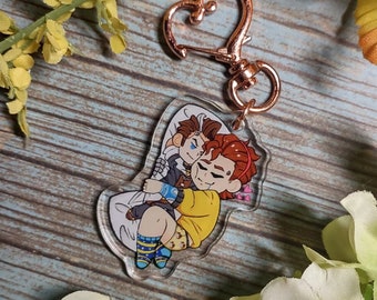 Rhys and his Jack Daki Acrylic Charm!