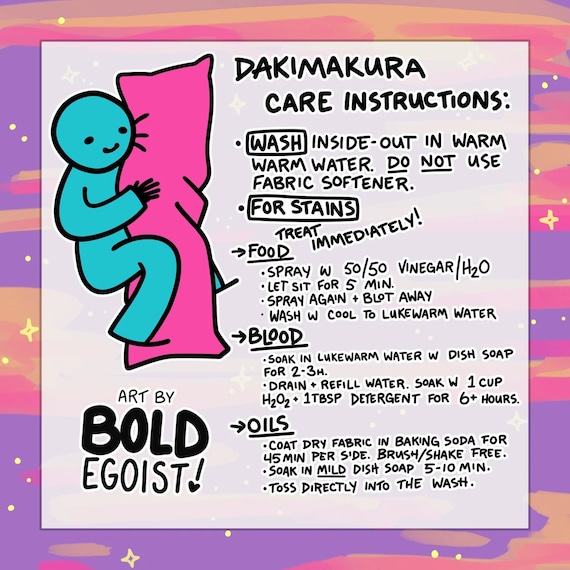 Dakimakura care hotsell
