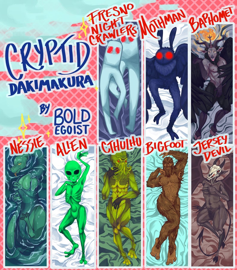 Cryptid Dakimakura image 1