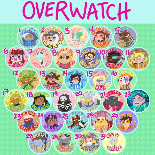 Overwatch Buttons