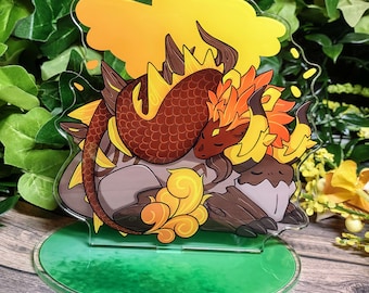 Dragon Cuddle Pile Acrylic Standee