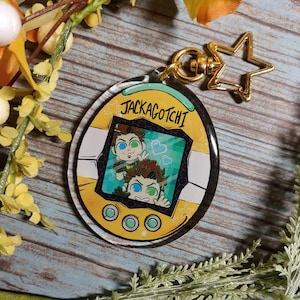 Jackagotchi Double-Sided Epoxy Charm!