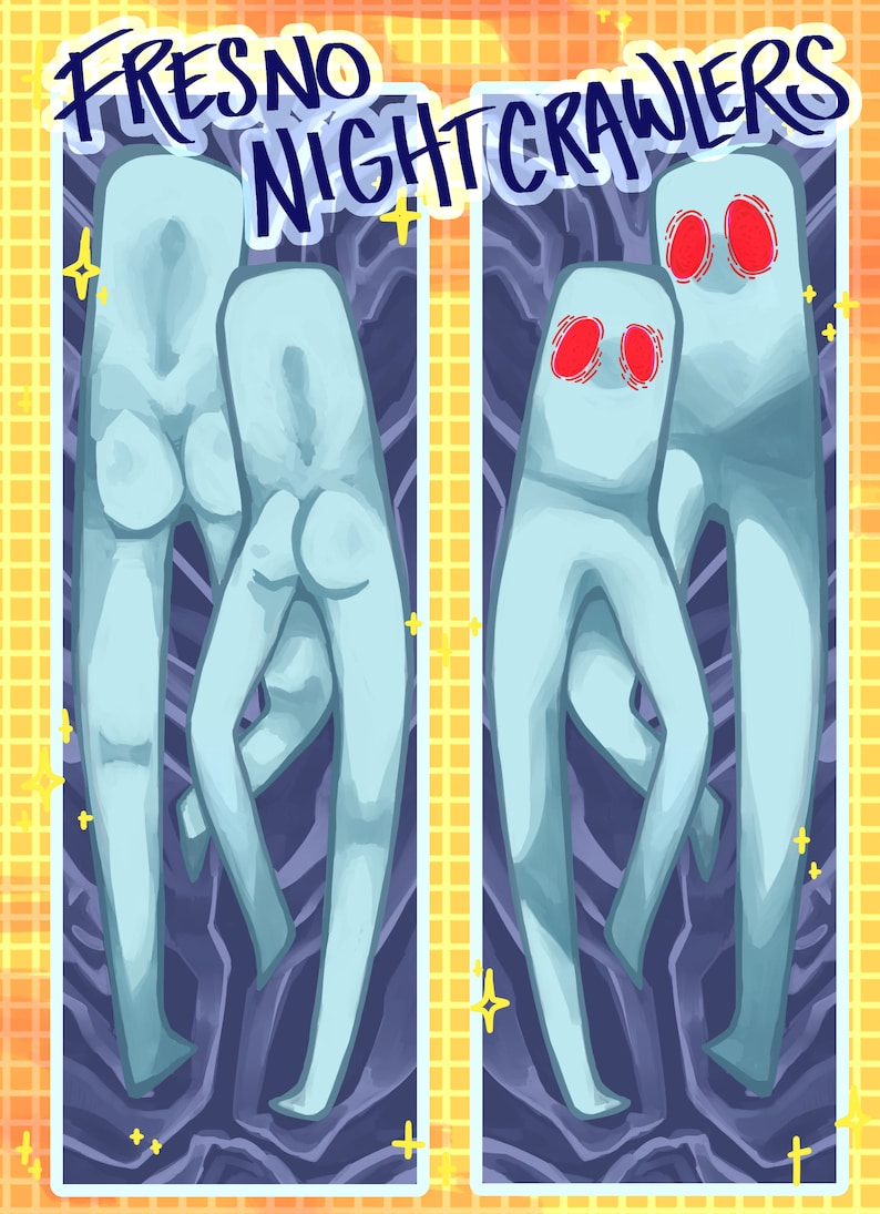 Cryptid Dakimakura Nightcrawlers!