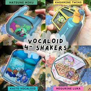 Y2K VTubers 4&quot; Shaker Charms!