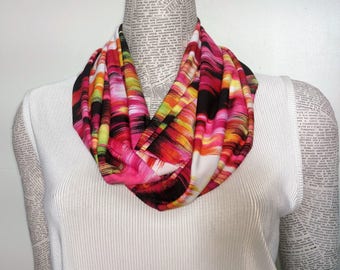 Bright pink scarf | Etsy