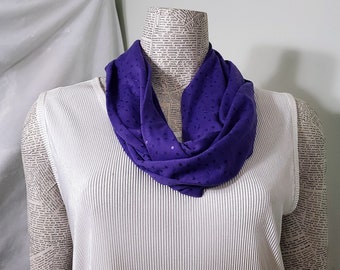 Women's Knitted Sequence Scarf Shimmery Sparkle Fall WInter Cute Holidays