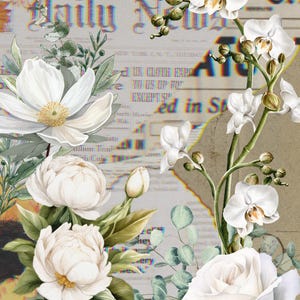 Victorian Antique Ephemera Printable: Vintage-Inspired Digital Download for Junk Journals & Collage Art