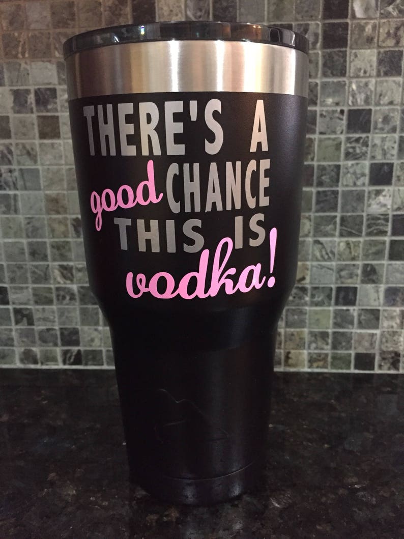 Personalized Tumbler Vodka Saying Tumbler Stainless Steel Etsy