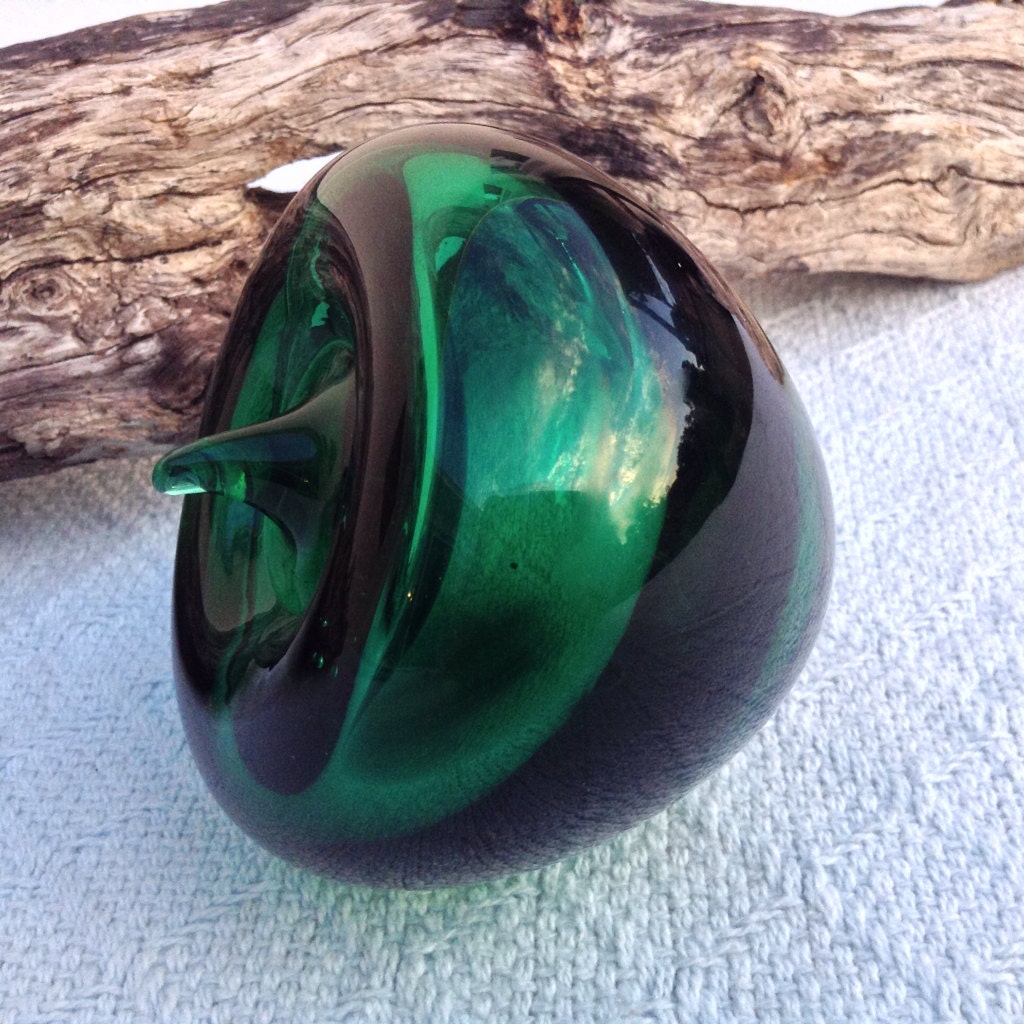 Murano Apple Hand Blown Paperweighthome Decor Etsy