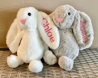 Easter Bunny Personalized Embroidered Bunny/ Monogramed bunny/Personalized Bunny