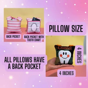 Tooth fairy pillow image 4