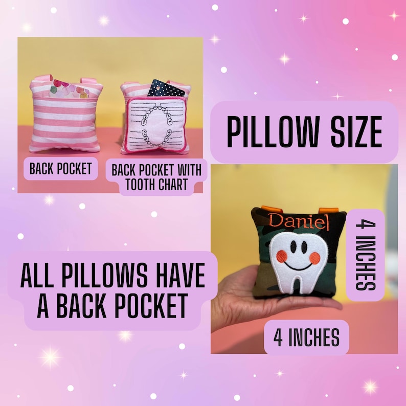 Tooth fairy pillow image 4
