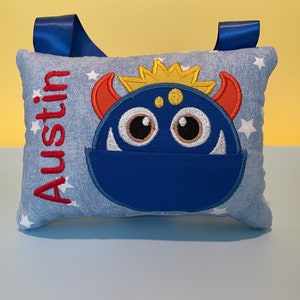 Tooth Fairy Pillow for boys/ Monster pillow