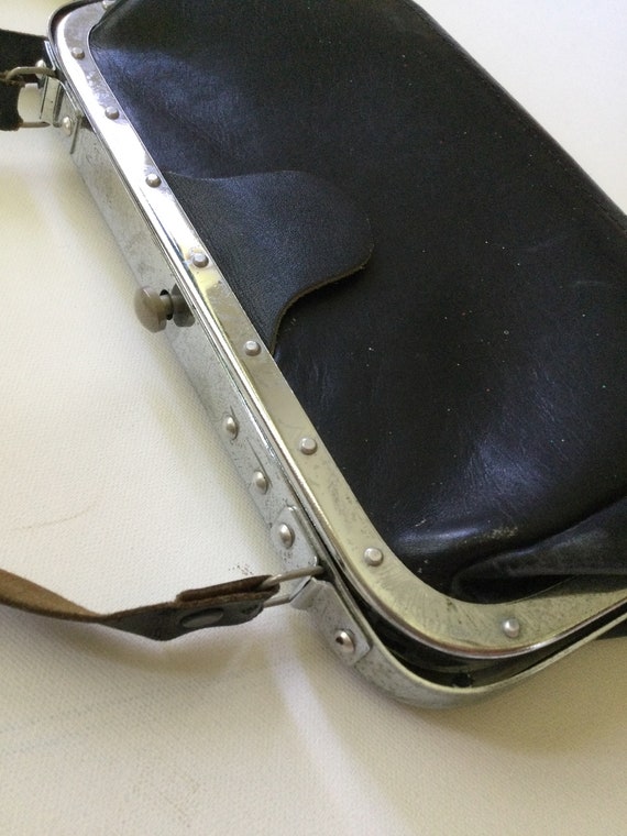Japanese Train Vintage Leather Bag -It is a bag f… - image 2