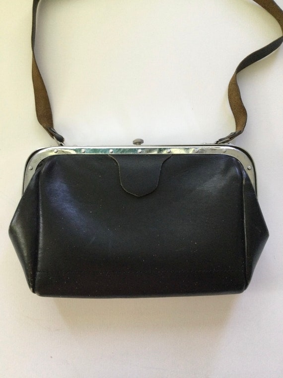 Japanese Train Vintage Leather Bag -It is a bag f… - image 4