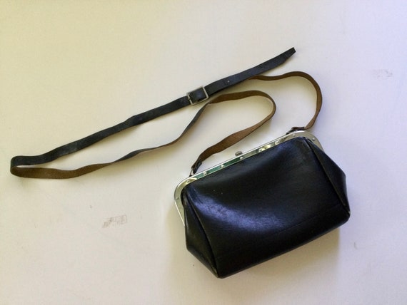 Japanese Train Vintage Leather Bag -It is a bag f… - image 7
