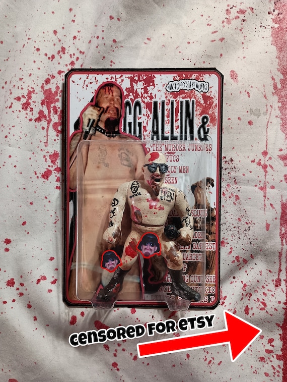 The Madman of Manchester GG Allin - Etsy
