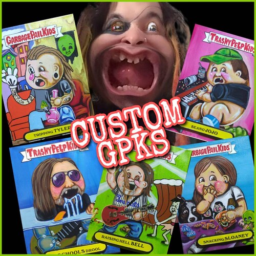 Custom shops Garbage Pail Kid