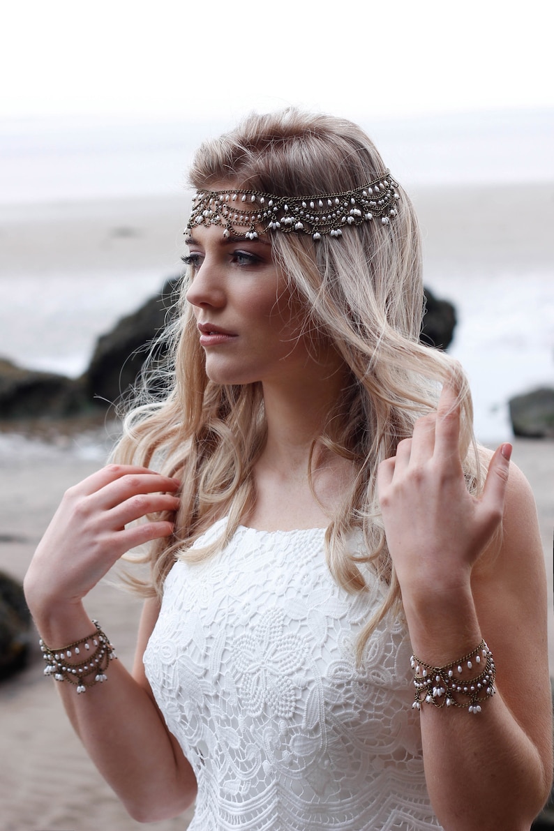 Boho sieradenset voor de bruid