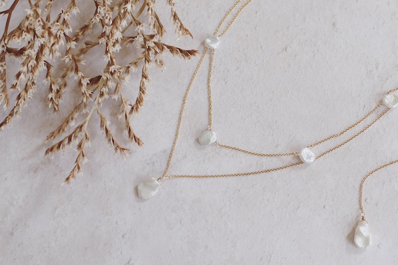 Boho bridal necklace sale