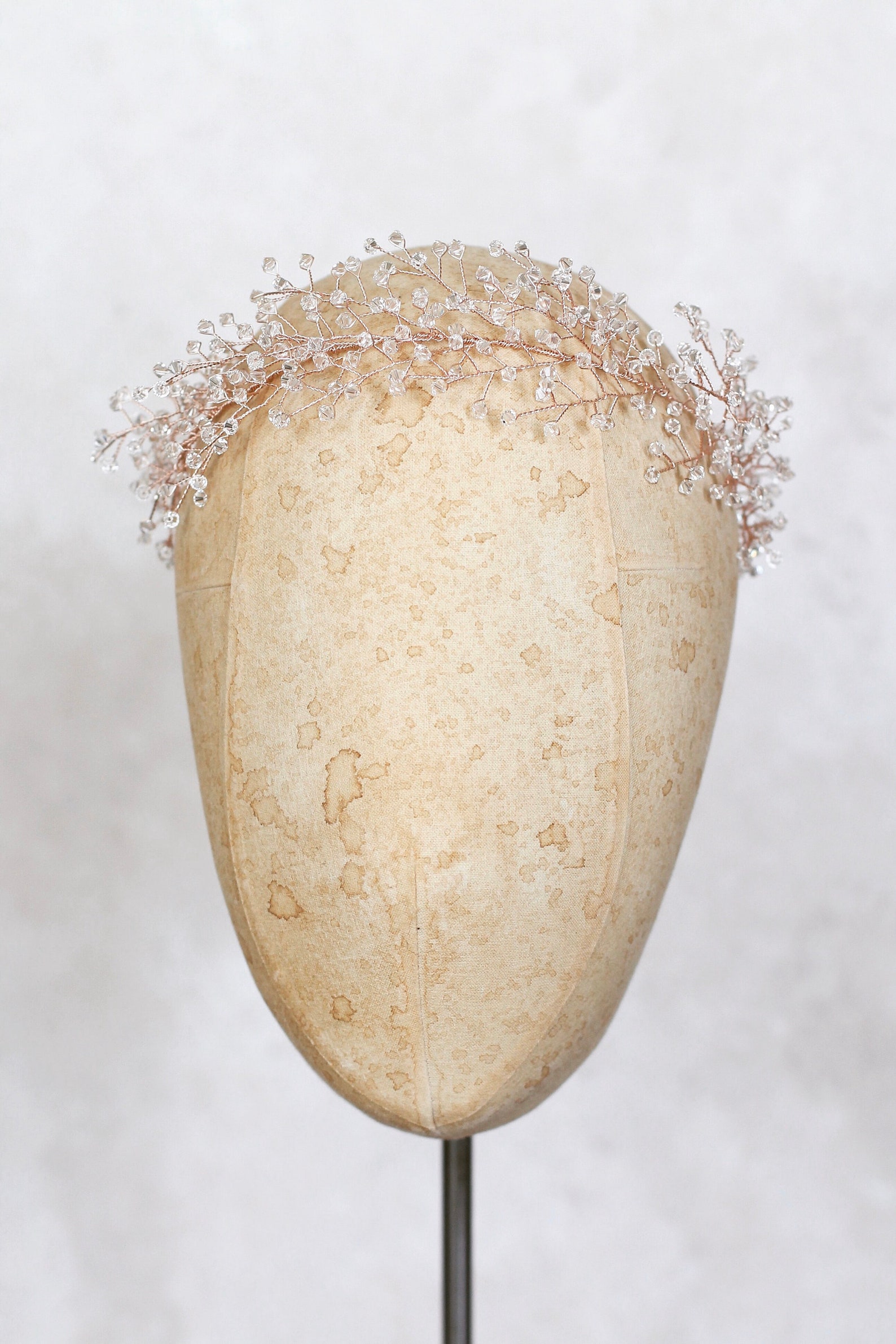 bridal wreath headpiece