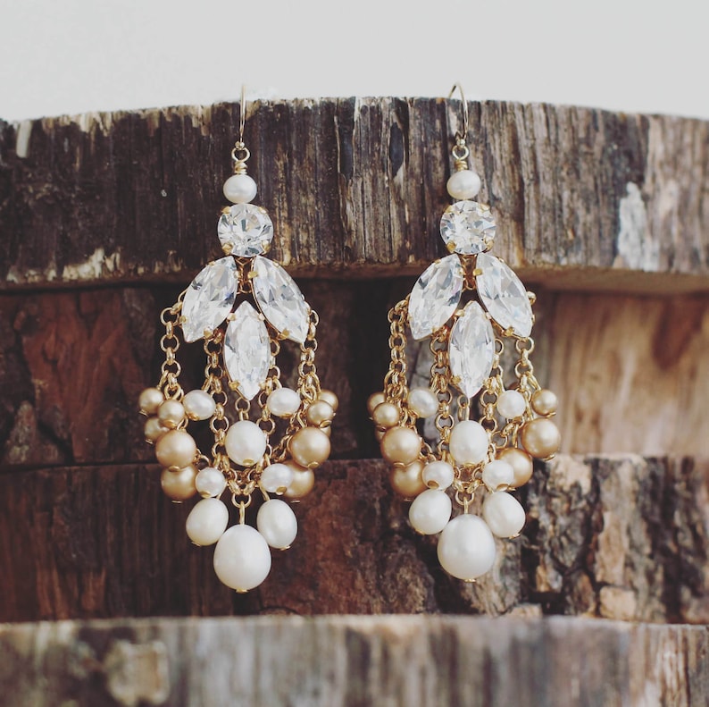 Boho earrings boho bridal accessories statement earrings Etsy