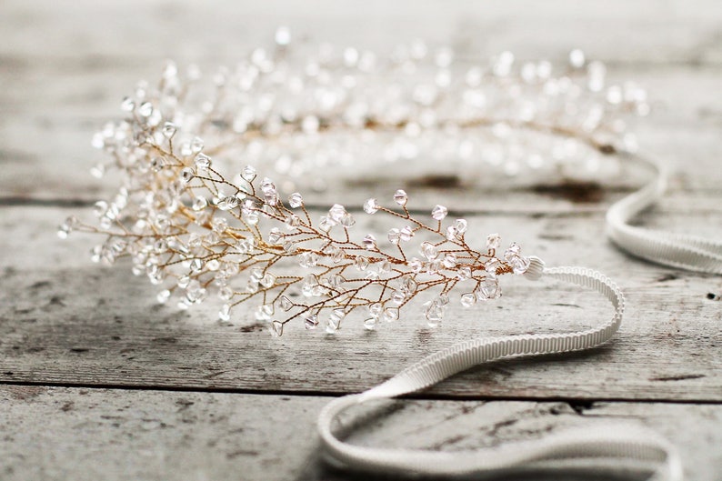 bridal wreath headpiece