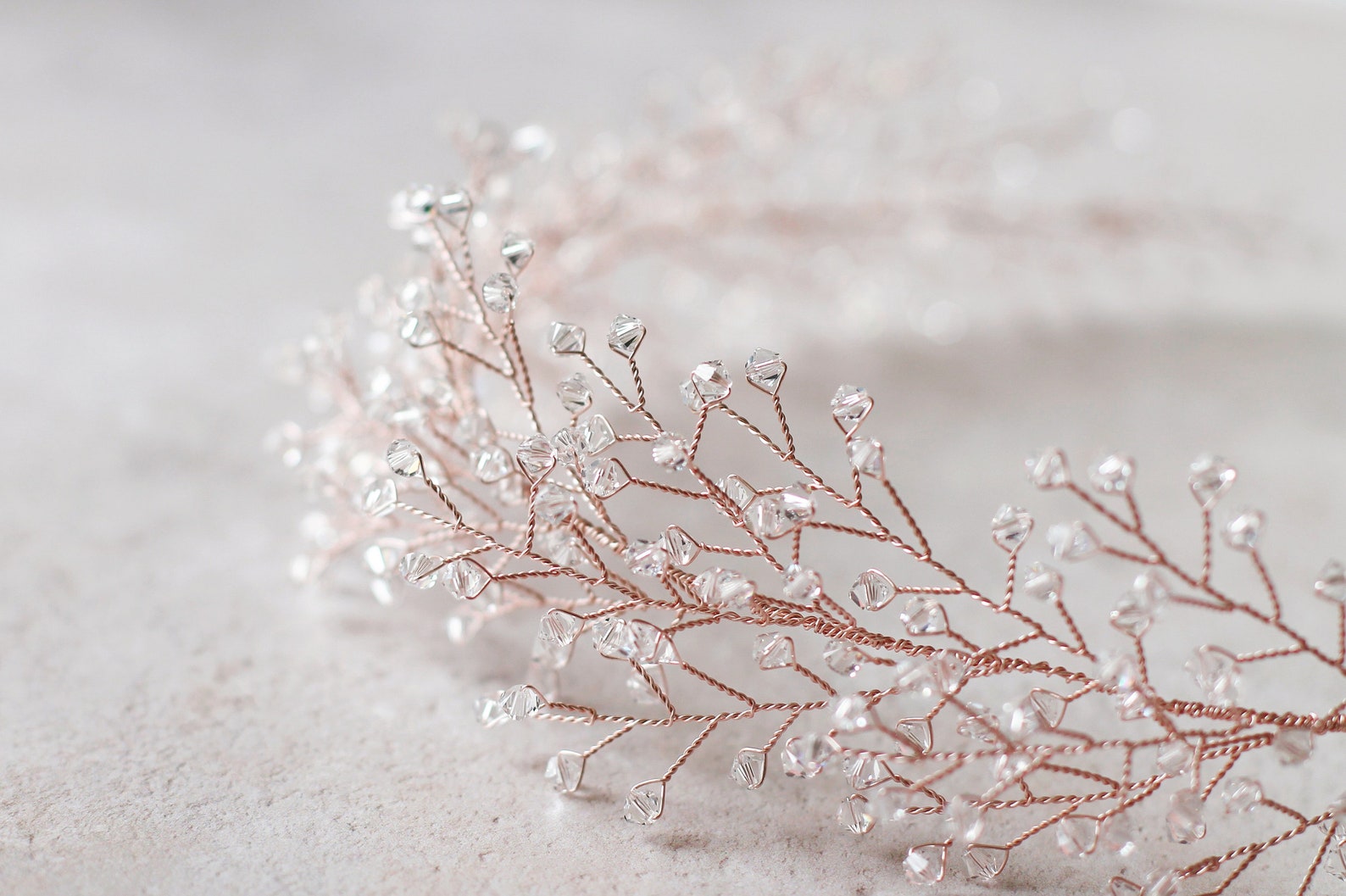 bridal wreath headpiece