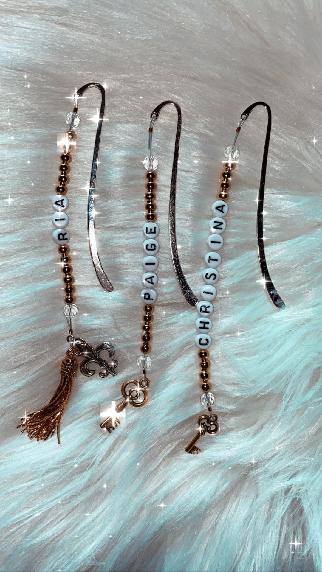 Handmade Beaded Bookmarks Etsy