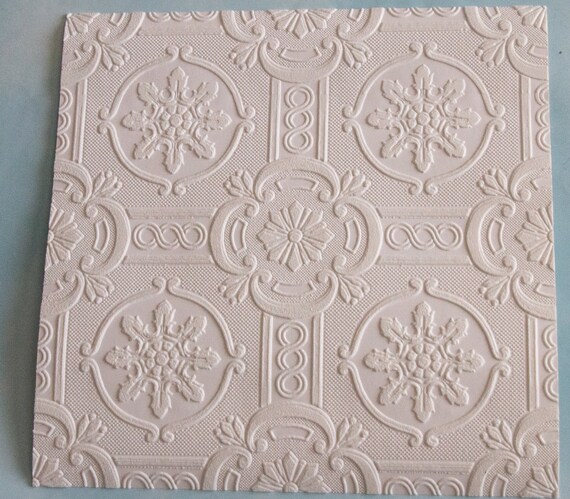 Dollhouse Miniature Ceiling Wallpaper Sheet Victorian Design Etsy