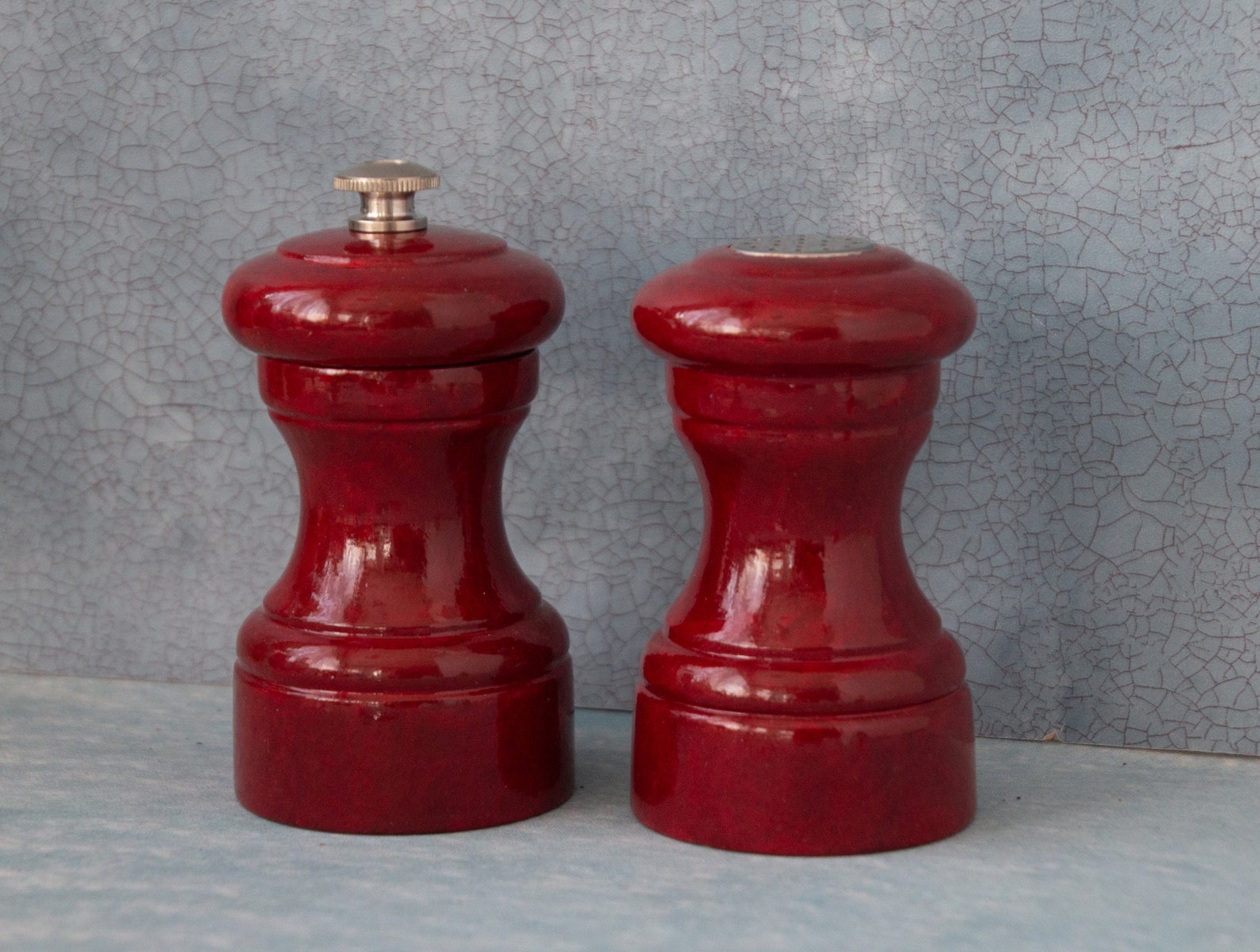 4 Inch OOAK Peugeot Pepper Mill & Salt Shaker NEW Hand Etsy